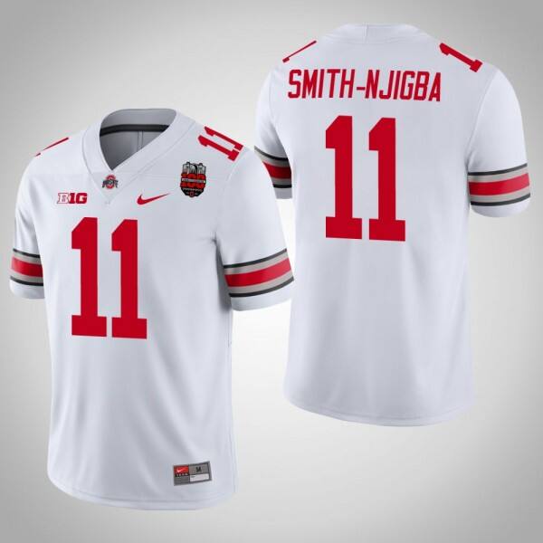 Men Ohio State Buckeyes #11 Jaxon Smith-njigba Men White V3e Jersey