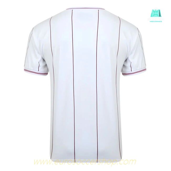 Score Draw Aston Villa 1982 Euro Final Retro Football Shirt