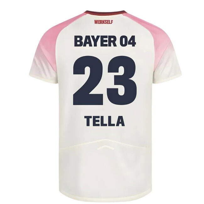 Intense Football Bayer Leverkusen Away Shirt Kids Tella #23 Profes...