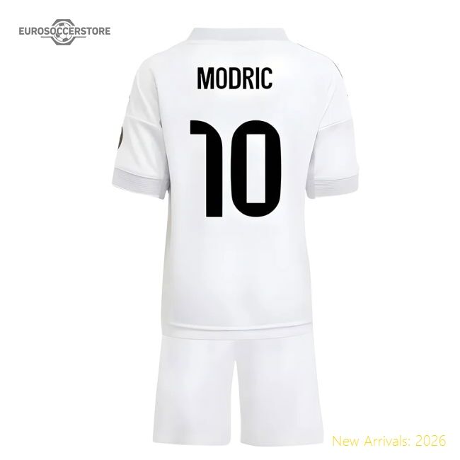 2025-2026 Real Madrid Home Mini Kit (modric 10) - Unique Style