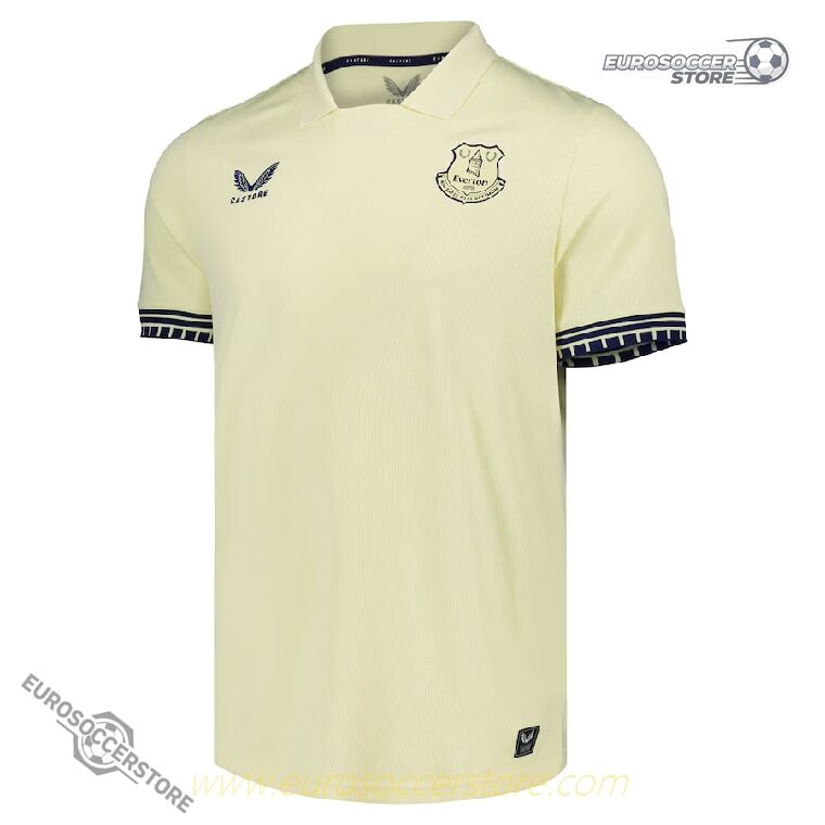 Everton's 25-26 Season Unsponsored Away Football Jersey
