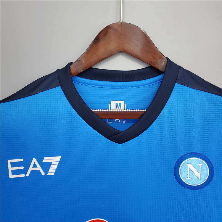 Napoli 21-22 Home Blue Soccer Jersey Football Shirt - Official