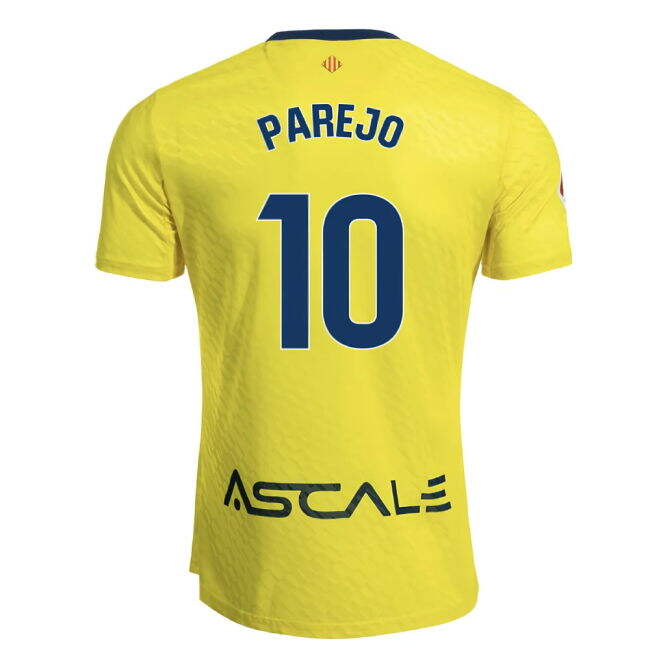 2025-2026 Villarreal Home Performance Football Shirt (Parejo 10)