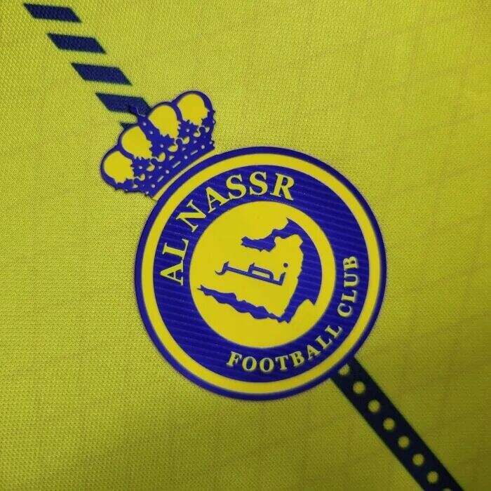 2324 Al Nassr FC Home Yellow Ronaldo Soccer Jersey Football Shirt -