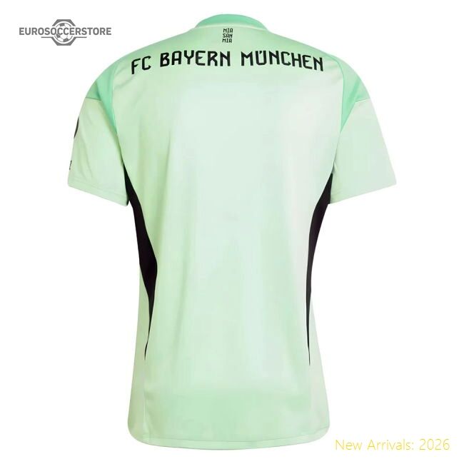 2025-2026 Bayern Munich Home Goalkeeper Shirt (glory Mint)