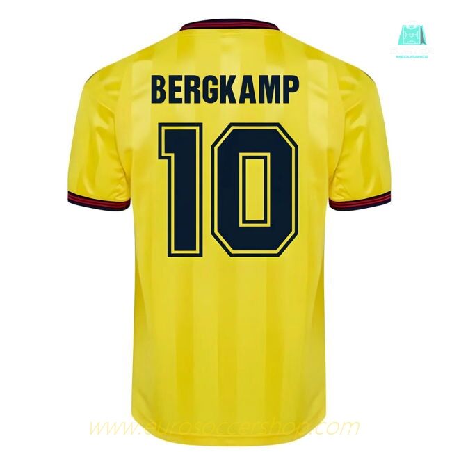 Score Draw Arsenal 1985 Centenary Away Shirt (BERGKAMP 10)