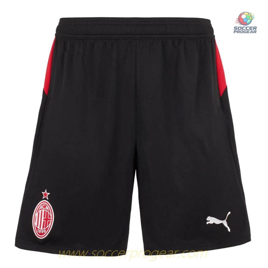 AC Milan Home Soccer Uniform Kids Edition Soccer Team Shirt 2025-2026 Season Joao Felix