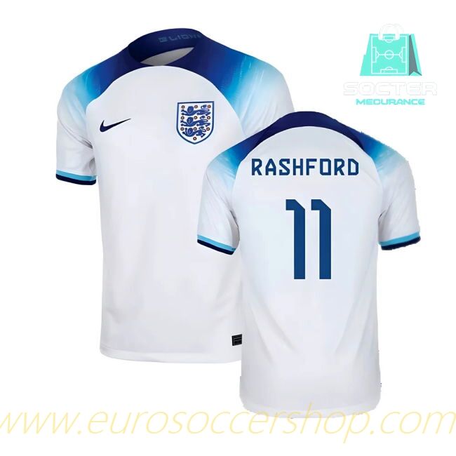 2022-2023 England Home Football Shirt (Rashford 11)