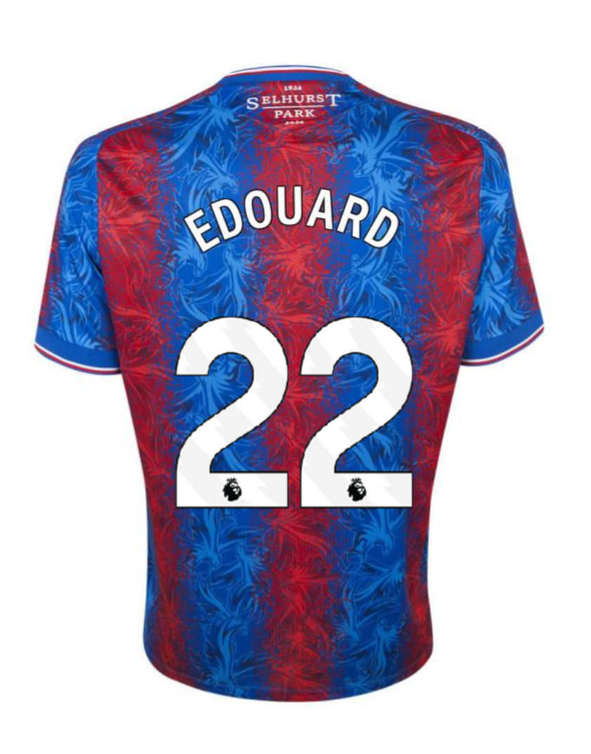 Crystal Palace FA Cup Final EDOUARD 22 Football Jersey for the 24-25 Season