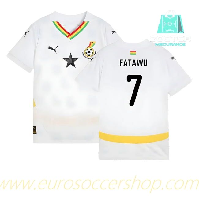 2024-25 Collection Ghana High Quality Home Shirt Junior (Fatawu 7)