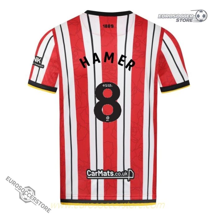 Sheffield United 24-25 Home Jersey by HAMER 8