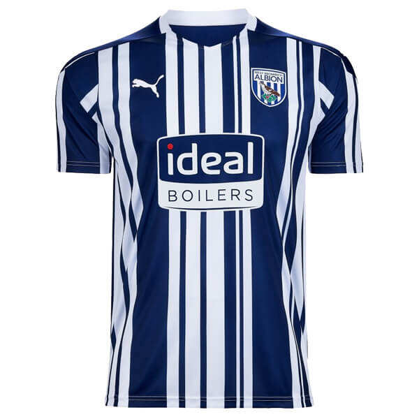 West Bromwich Albion 20-21 Home Soccer Jersey Shirt - Official