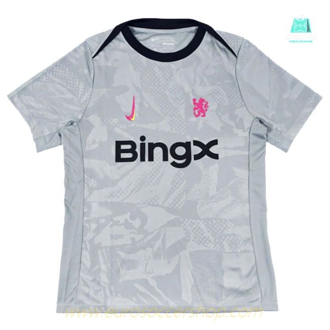 2024-2025 Chelsea Academy Pro Pre-Match Shirt (Grey)