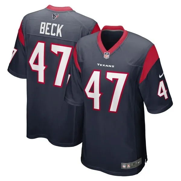 None Andrew Beck Game Jersey - Navy | NFL Player Jersey | NFL Football