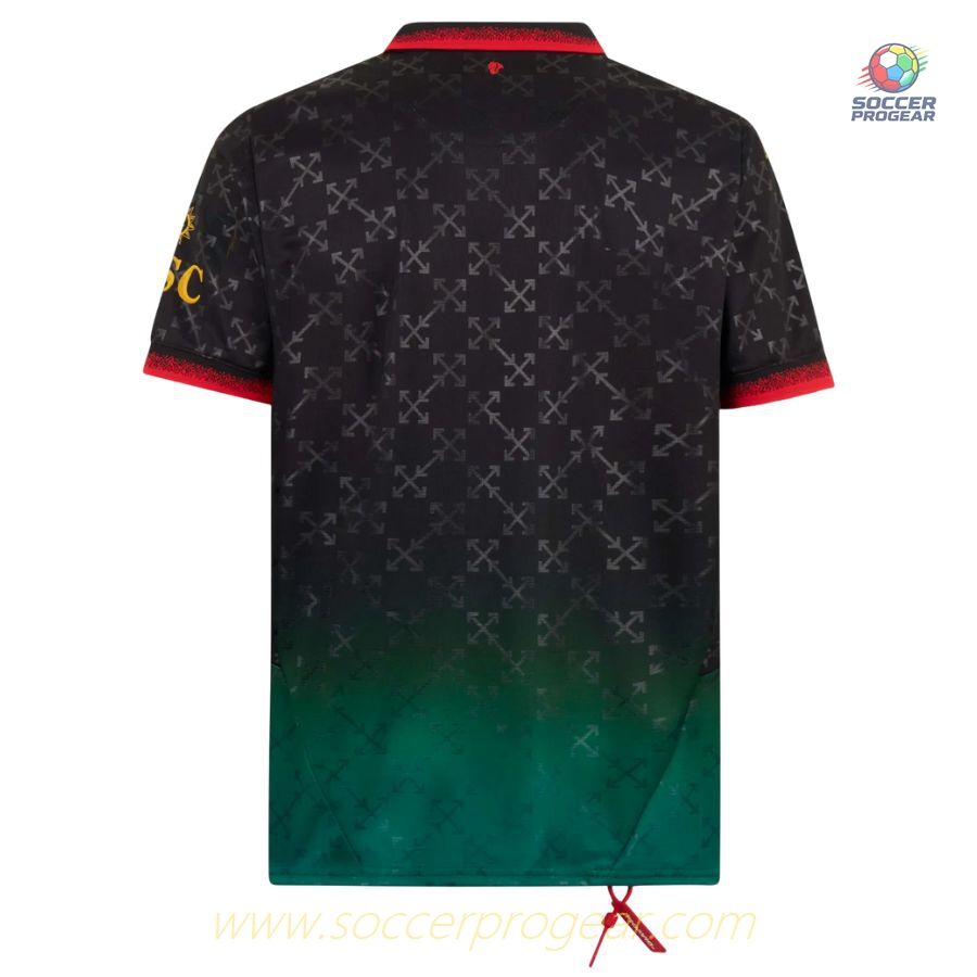 AC Milan Kids Edition Soccer Football Shirts Fourth Off White Black 2024/25 Collection