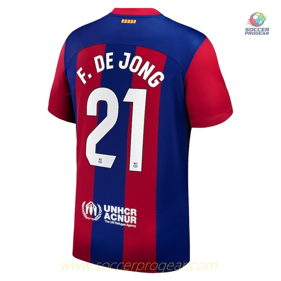 Barca Team Shirt 2023 2024 Home F. De Jong