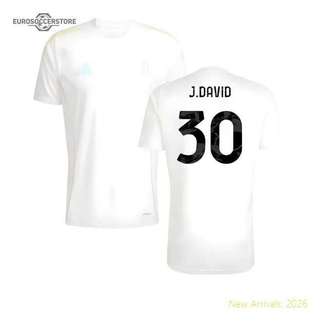 High-quality 2025-2026 Old Lady Training Shirt (white) (jdavid 30)