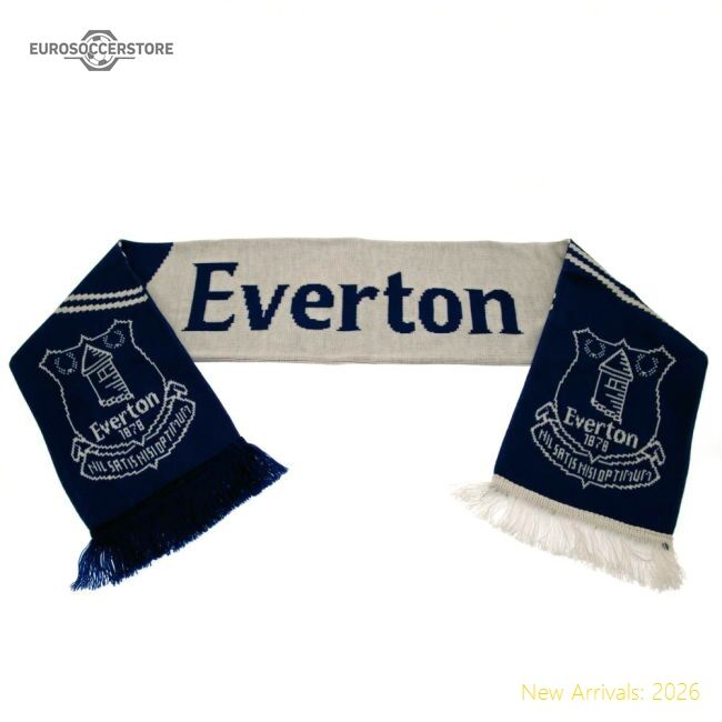 Authentic Everton Fc Vertigo Scarf - Premium Quality Football Apparel