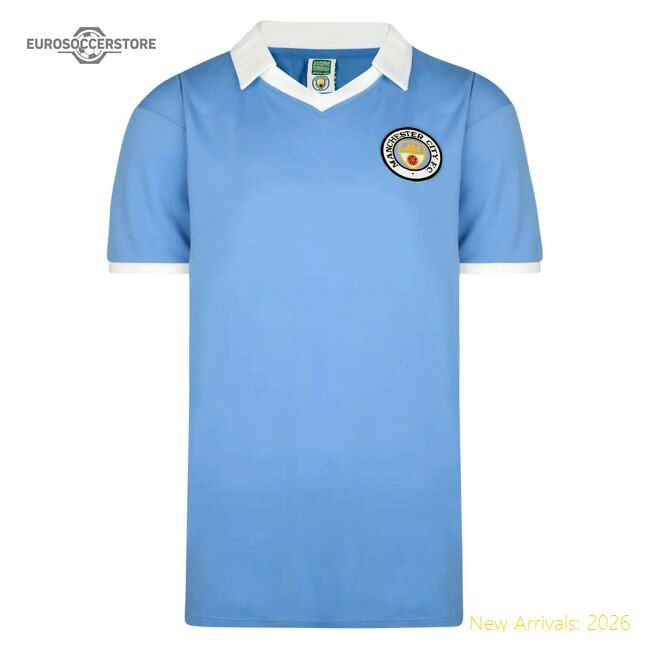 Premium Score Draw Manchester City 1978 Retro Football Shirt