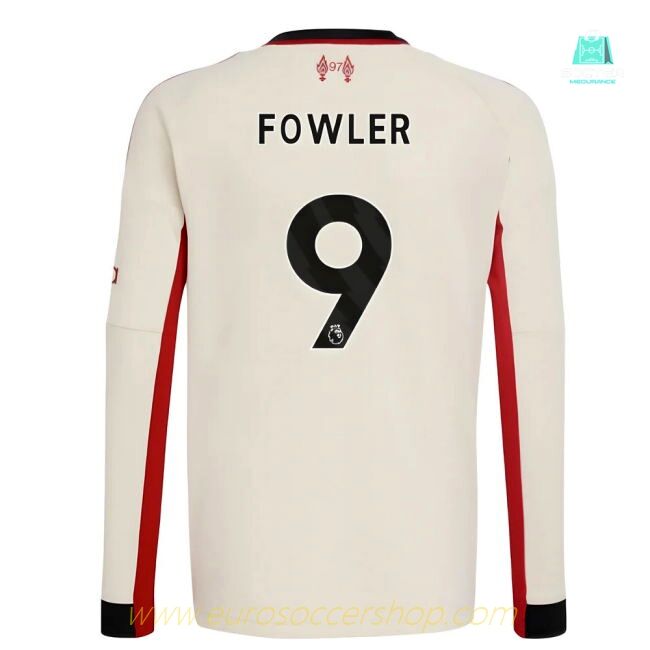 2025-2026 Liverpool Away Long Sleeve Shirt (Kids) (Fowler 9)