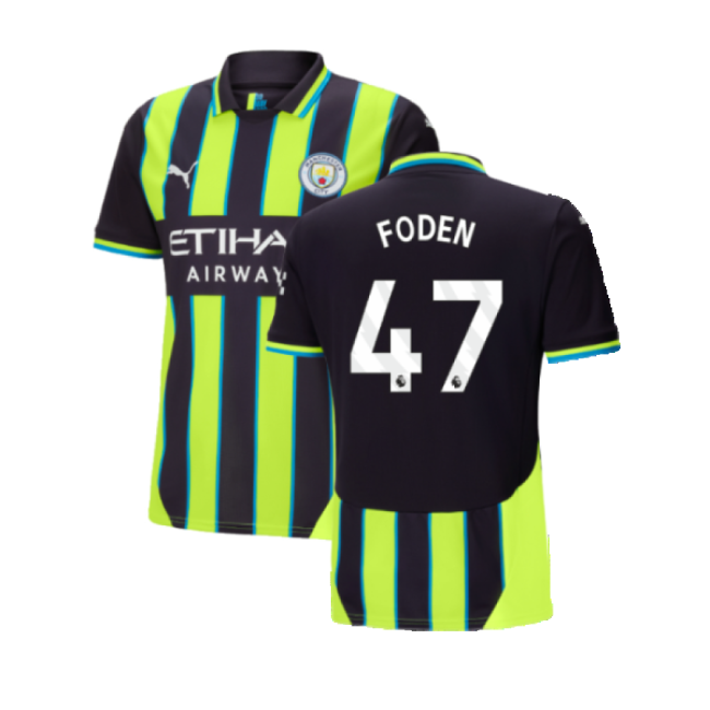 Ultra Comfort Supporter Football Man City Away Shirt Foden #47 202...