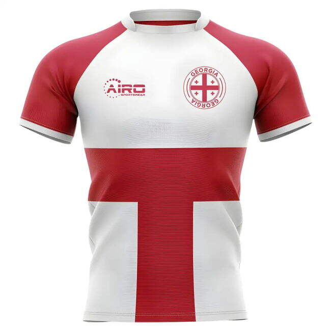 2025-2026 Georgia Flag Concept Rugby Shirt - Womens