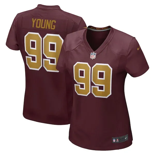 None Game Football Jersey - Burgundy  | team apparel | NFL Football