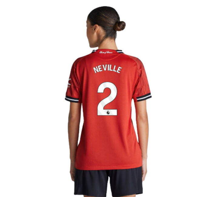 Man Utd 2025-20 Home Football Kit Neville Name & Number L M Women S