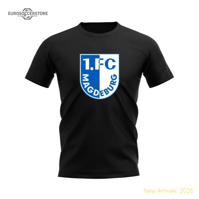 Magdeburg Badge Fan T-shirt (black) - Excellent Value - Premium Collection