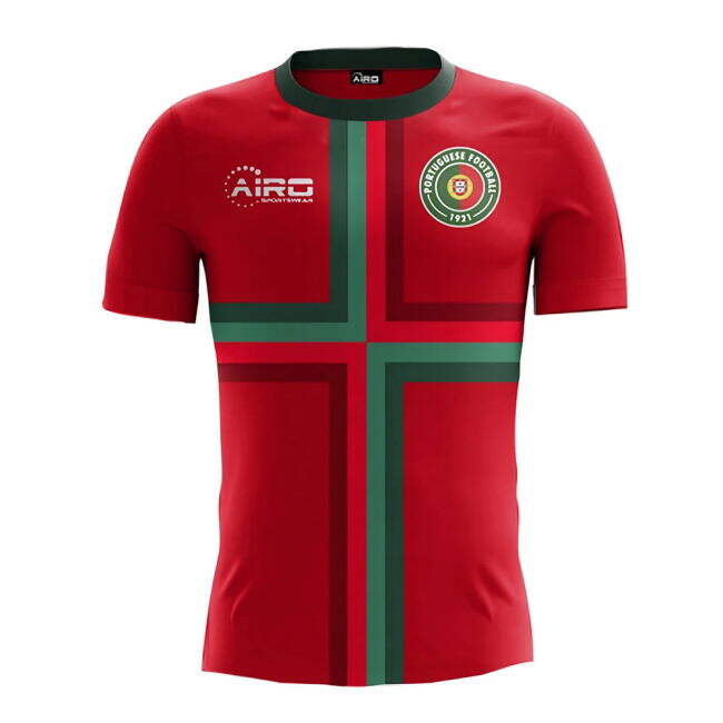 Match Replica Portugal Home Replica Jersey (Adults) (Figo 7) (2)