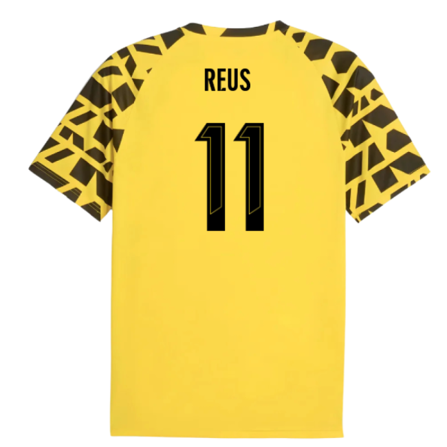 2025-2026 Borussia Dortmund Warm Up Training Jersey (yellow) (reus 11)