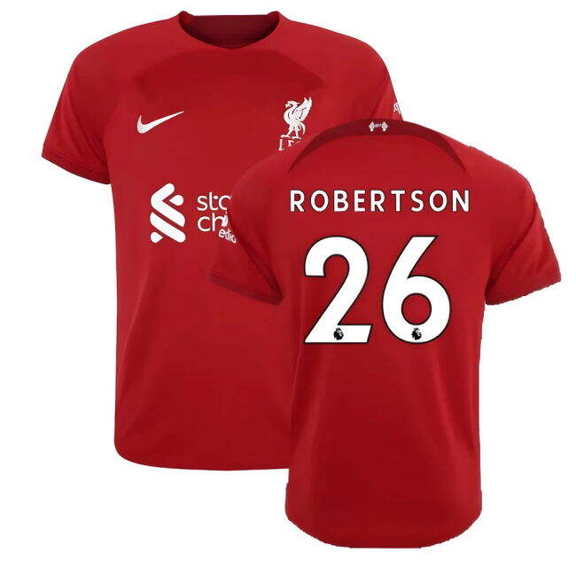 Match Replica Liverpool Home Replica Jersey (Adults) (ROBERTSON 26)