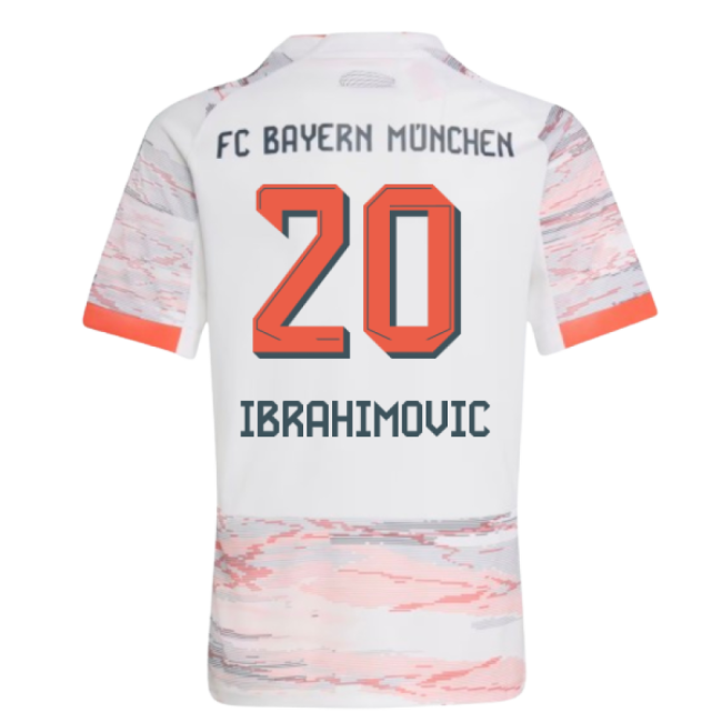 Top-grade 2025-2026 Bayern Munich Road Jersey (kids) (ibrahimovic 20)