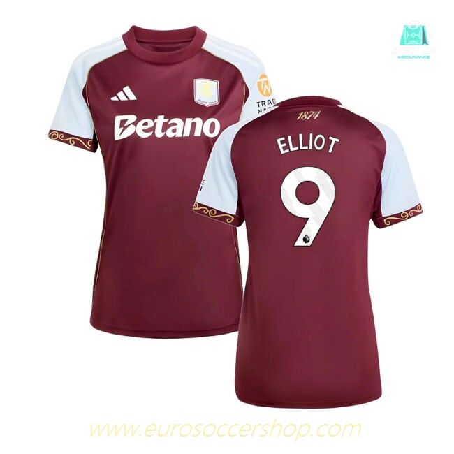 2025-2026 Aston Villa Home Shirt (Womens) (Elliot 9)