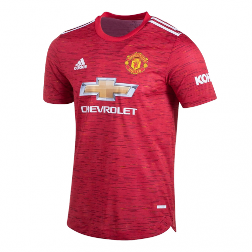 20-21 Manchester United Home Red Soccer Jersey Shirt Player Version -