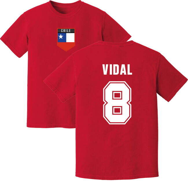 Championship Vidal Chile Training Jersey (Red) High Premium