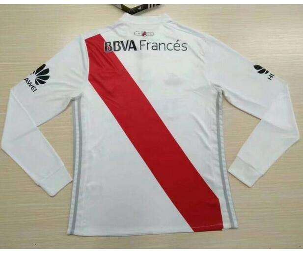 River Plate Home 201718 LS Soccer Jersey Shirt - Official Replica