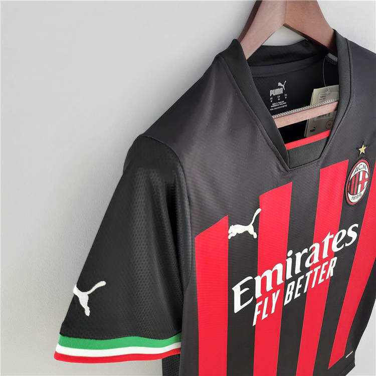 AC Milan 2223 Home Red Soccer Jersey Football Shirt - Official