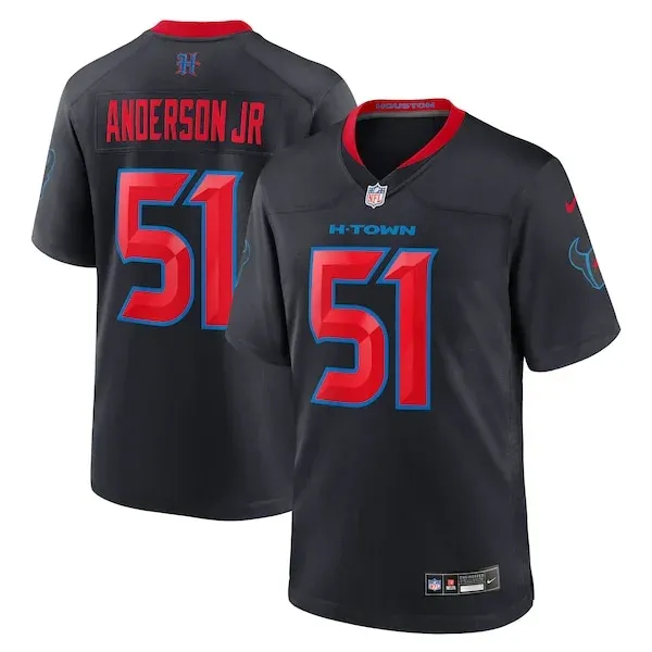 None Will Anderson Game Jersey - Navy | NFL Player Jersey | NFL Footba