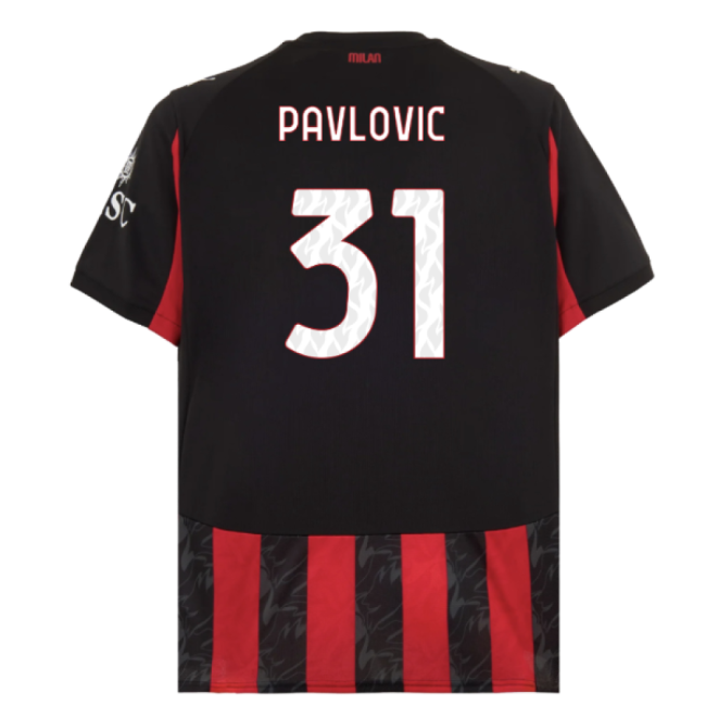 2025-2026 Ac Milan Home - Premium Quality - Game Day - Premium Quality
