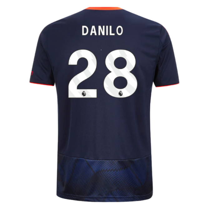 Danilo 28 Updated Nottingham Forest Third Football Shirt 2025-2026