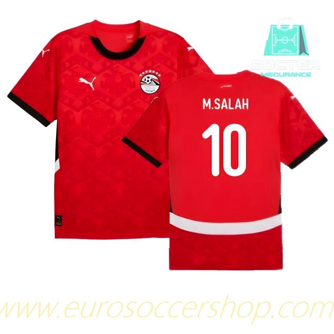 2024-25 Collection Egypt Replica Home Kit (M.Salah 10)