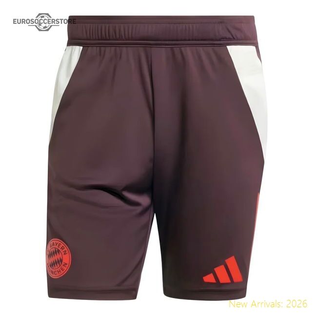 Premium-grade 2024-2025 Bayern Munich Training Shorts (shadow Maroon)