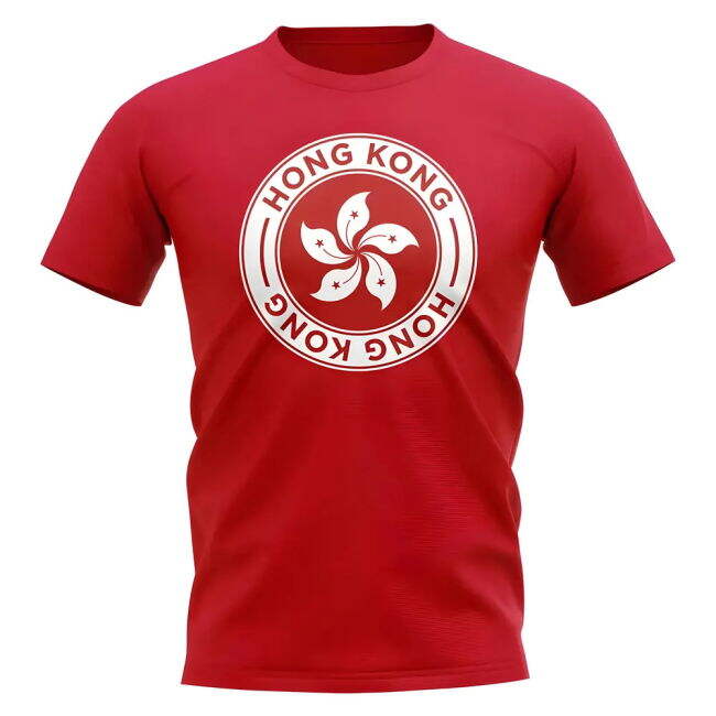 Hong Kong Football Badge T-Shirt (Red)