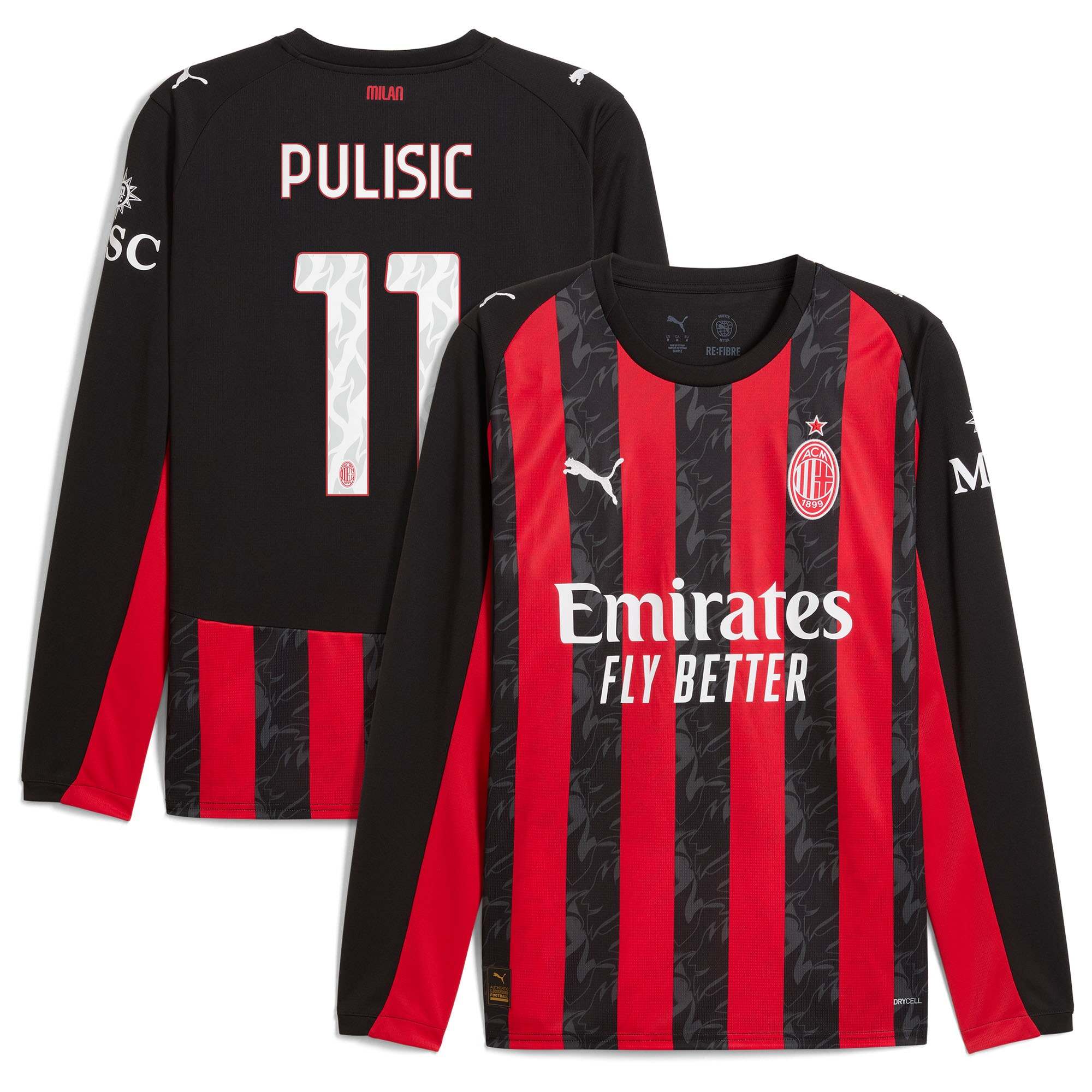 AC Milan Men's 2025 Premium Quality Replica - Official Merchandise -