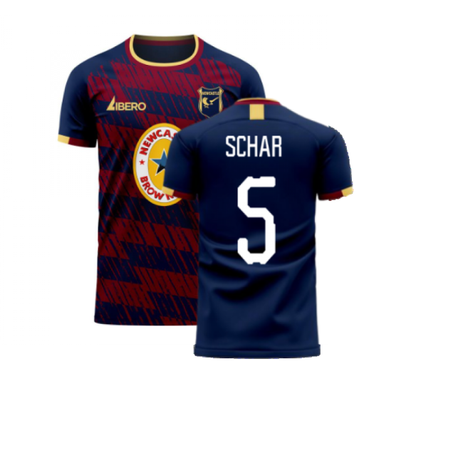 Retro 2025-2026 Newcastle Top Grade Away (schar 5) - Legendary Number