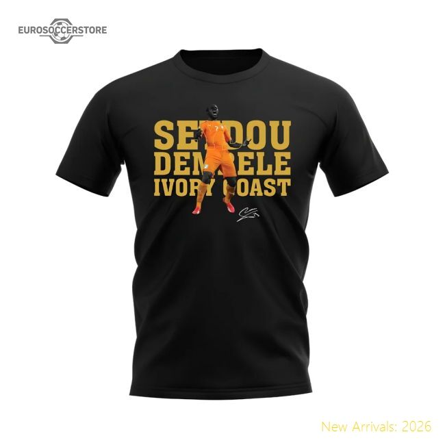 Elite Seydou Doumbia Ivory Coast Player Tee (black) - Official Design