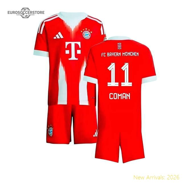 First-class 2025-2026 Bayern Munich Home Mini Kit (coman 11)