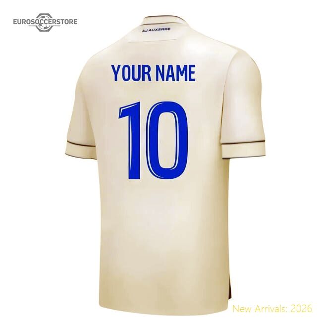 Match-Day High-Quality 2025-2026 Auxerre Home Shirt (Your Name)