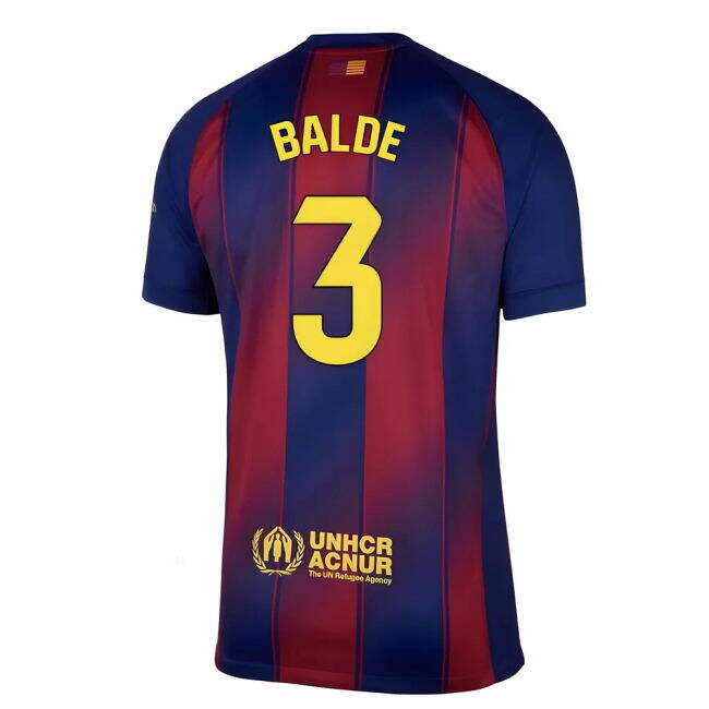 2025-2026 Barcelona Home Shirt (Balde 3) - Stadium Quality - Custom...